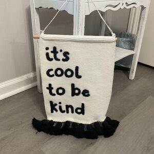 Target Black and White Inspirational Tapestry